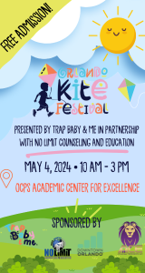 Don't mis the Orlando Kite Festival on May 4th 10am-3pm!